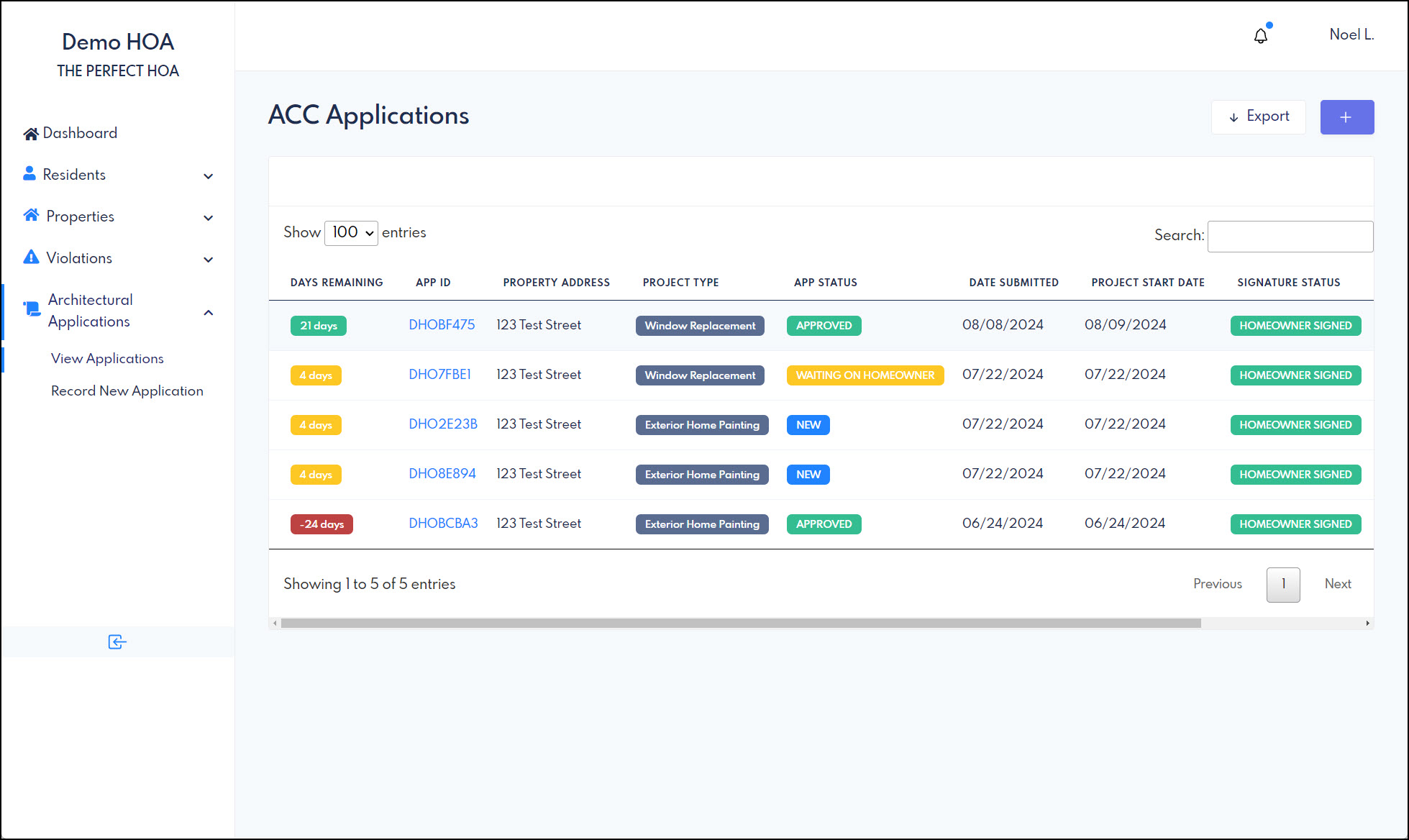 ACC Application Workflow